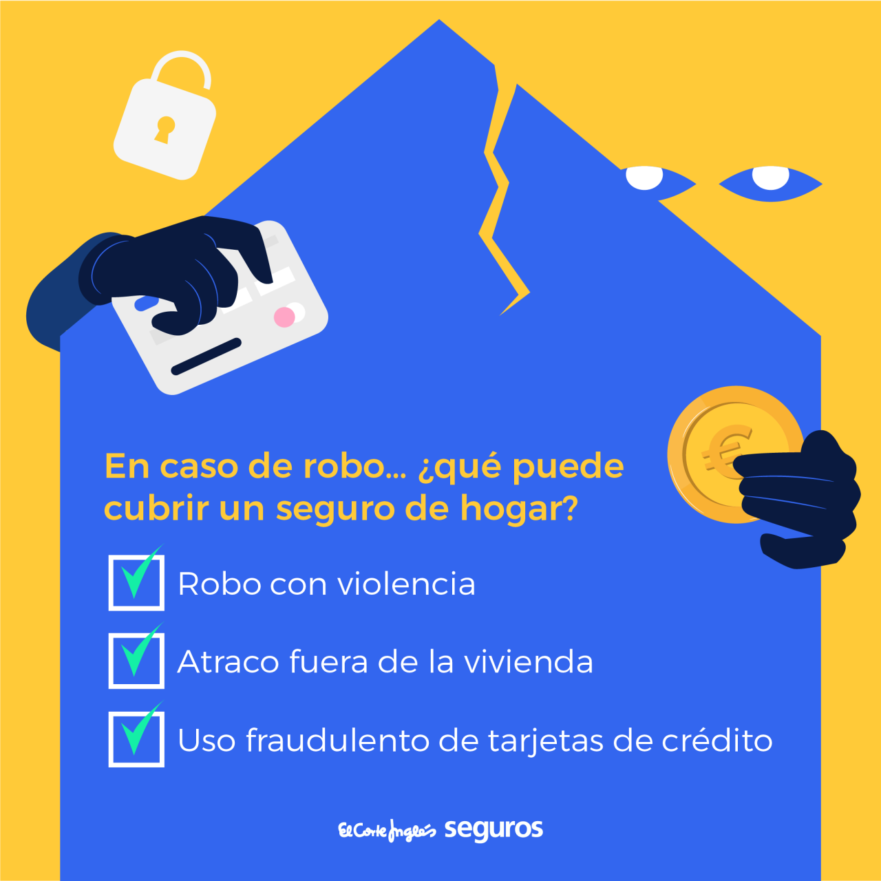 ¿Cubre el seguro de hogar un robo? 